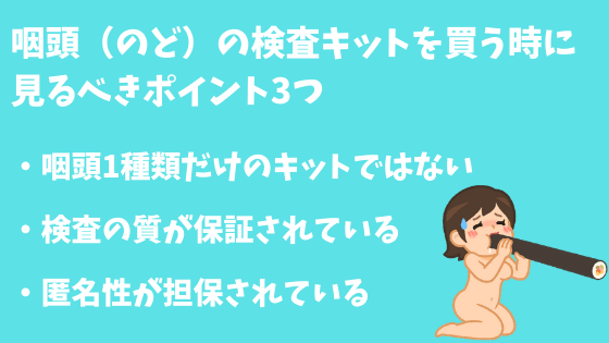 咽頭クラミジア・淋病の検査キット